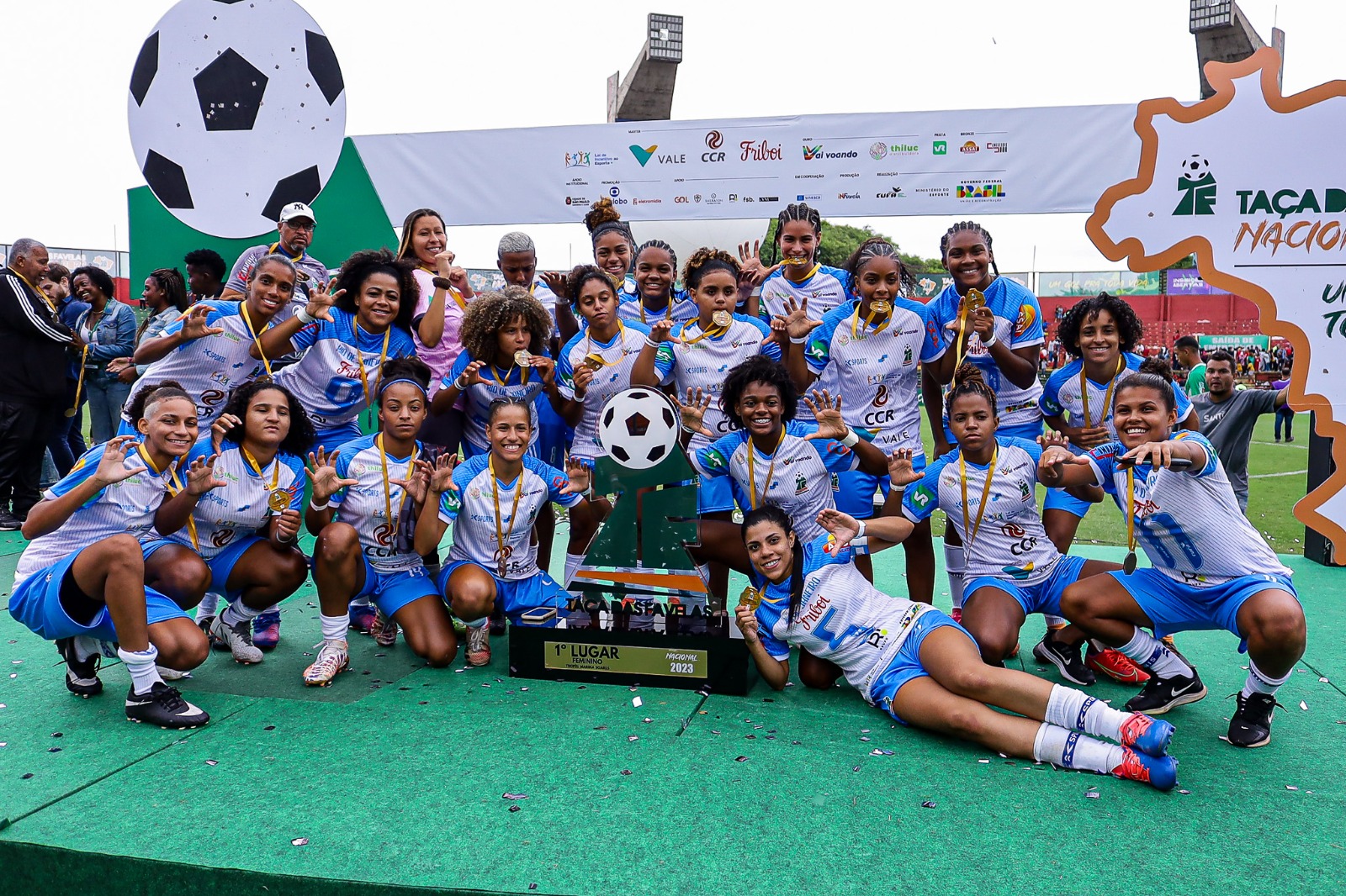 Paraná e Rio de Janeiro são os campeões da Taça das Favelas Nacional 2023