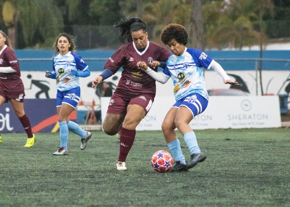 jogo feminino Taça das favelas